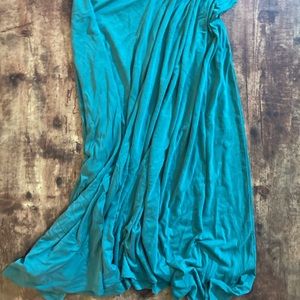 LuLaRoe maxi skirt jade green size xs